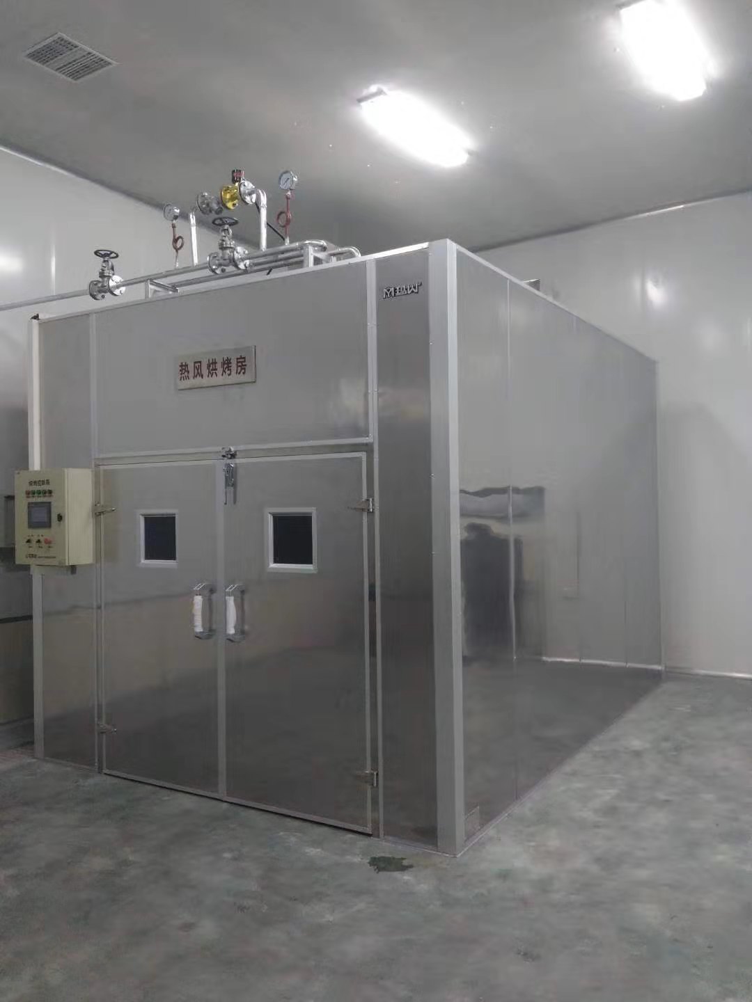益陽瑪山產(chǎn)業(yè)機械有限公司，湖南益陽螺旋風管廠家，熱風食品烤房