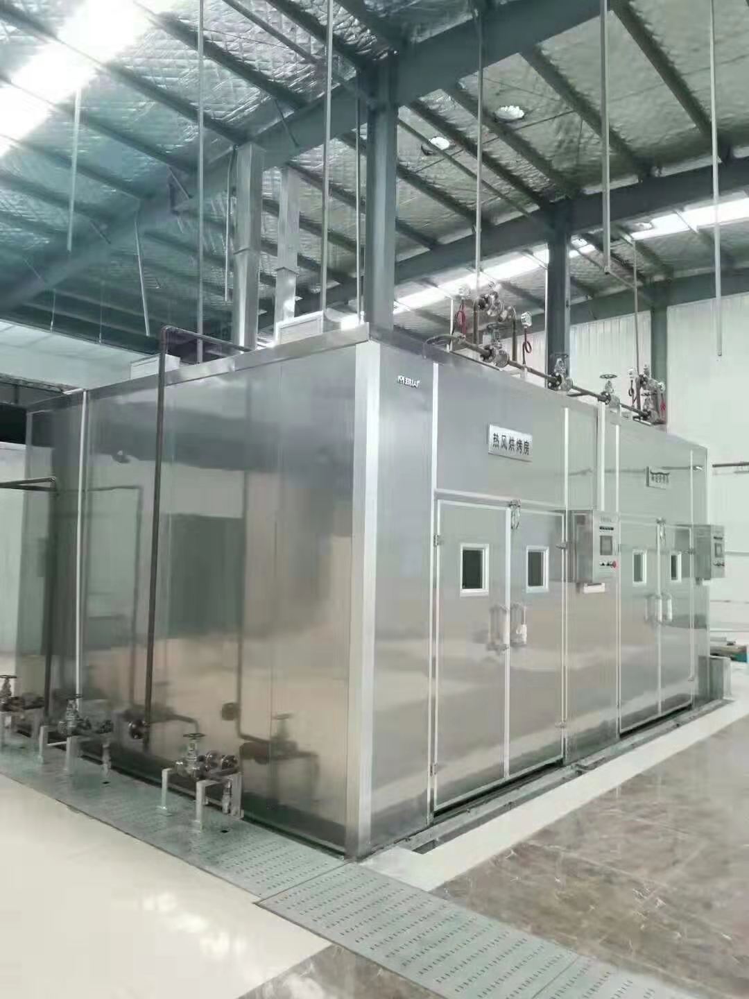 益陽瑪山產(chǎn)業(yè)機械有限公司，湖南益陽螺旋風管廠家，熱風食品烤房